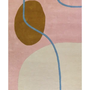 Ruukku villamatto, vaaleanpunainen