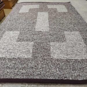 Kotimainen Salonki puuvillamatto, ruskea