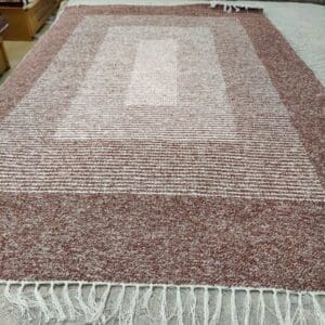 Kotimainen Salonki puuvillamatto, ruskea