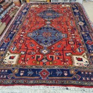 KÄSINSOLMITTU IRANILAINEN VILLAMATTO, NAHAVAND