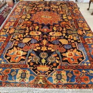 Käsinsolmittu iranilainen villamatto, Navahand