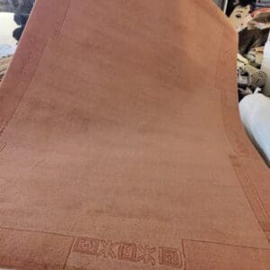 Käsinsolmittu villamatto, oranssi