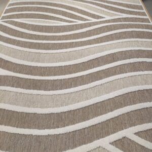 Madeira matto, luonnonvärinen/valkoinen