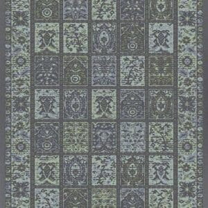 Kalvi puuvillamatto, sini/harmaa