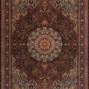 Namak villaplyysimatto, dark red
