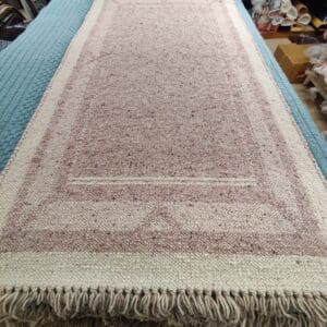 Kotimainen villamatto, roosa