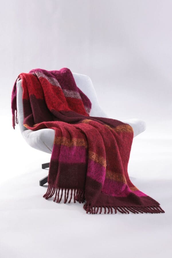 Huopa/viltti Mohair Look Crimson