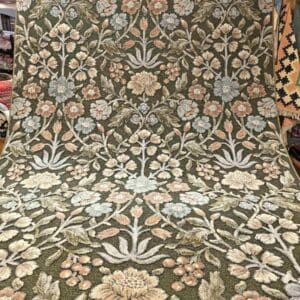 Tweed matto, vihreä/moniväri