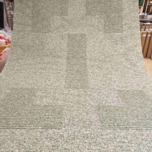 Kotimainen Salonki puuvillamatto, vaaleanvihreä