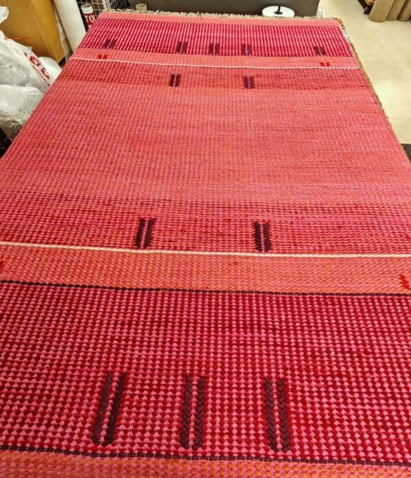 Lupin puuvillamatto, punainen