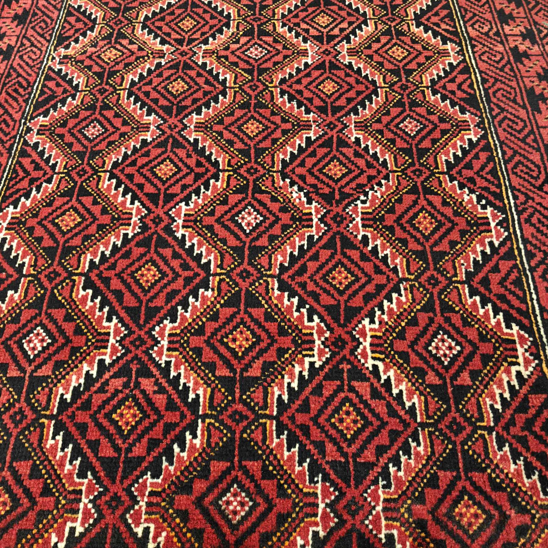 Käsinsolmittu iranilainen villamatto, Balutch - Image 4