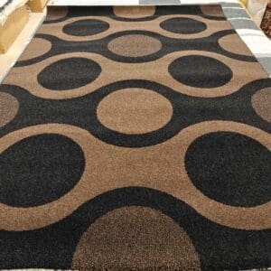 Rimini nukkamatto, musta-ruskea