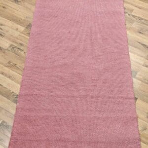 Kotimainen puuvillamatto, roosa