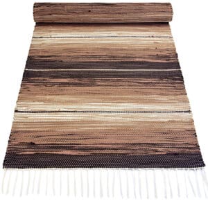 Kotimainen Hirsi trikookudematto, ruskea