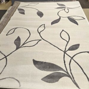 Sanni nukkamatto, valko-harmaa