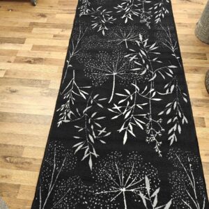 Heinä käytävämatto, musta