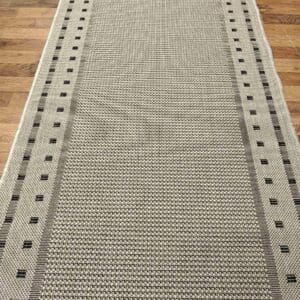 Flex käytävämatto, valkoinen/antrasiitti