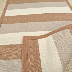 Apila puuvillamatto, beige/ruskea