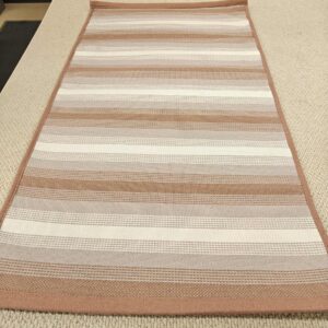 Omppu puuvillamatto, beige/ruskea