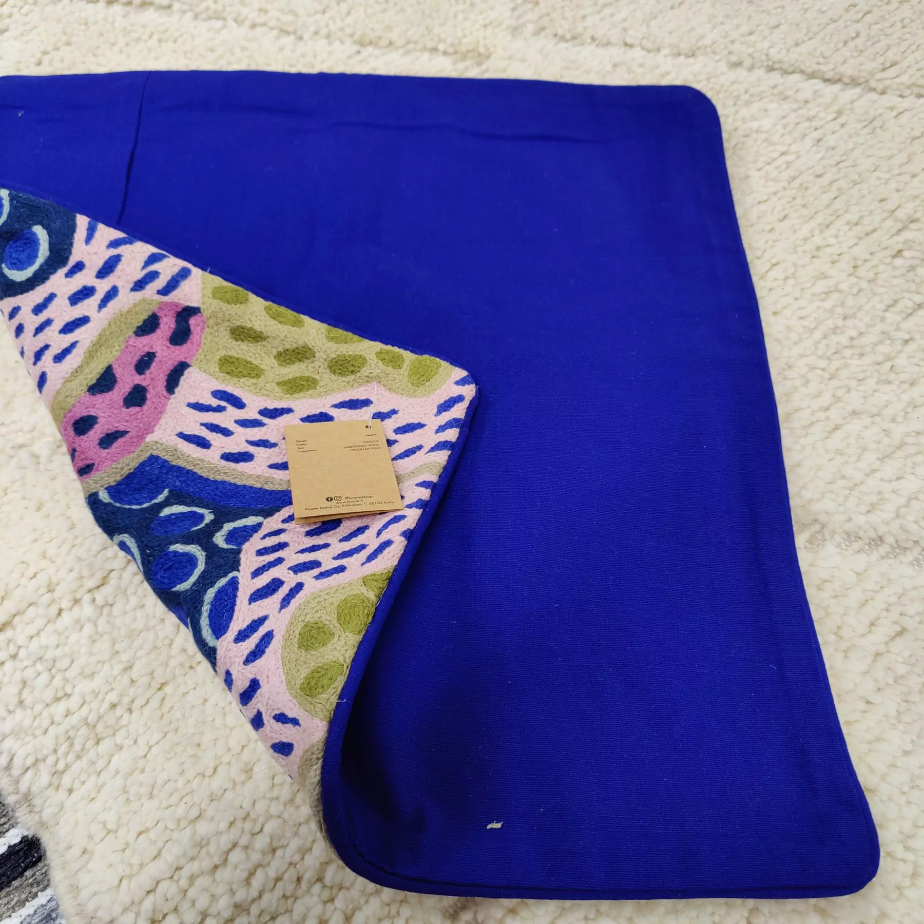 Paletti villa-puuvillatyynynpäällinen, sininen - Image 5