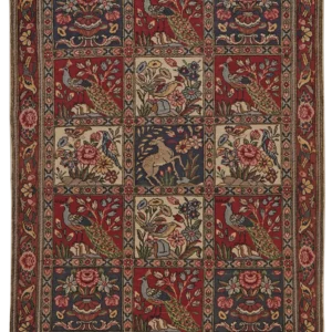 Käsinsolmittu iranilainen villamatto, Bakhtiar