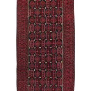 Käsinsolmittu iranilainen villamatto, belutch