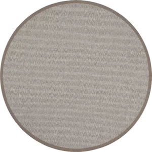Bergen villamatto beige, pyöreä