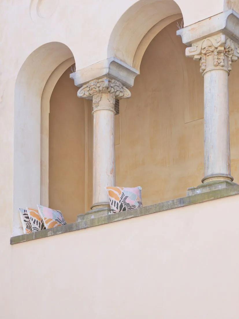 Väre villa-puuvilla tyynynpäällinen - Image 2