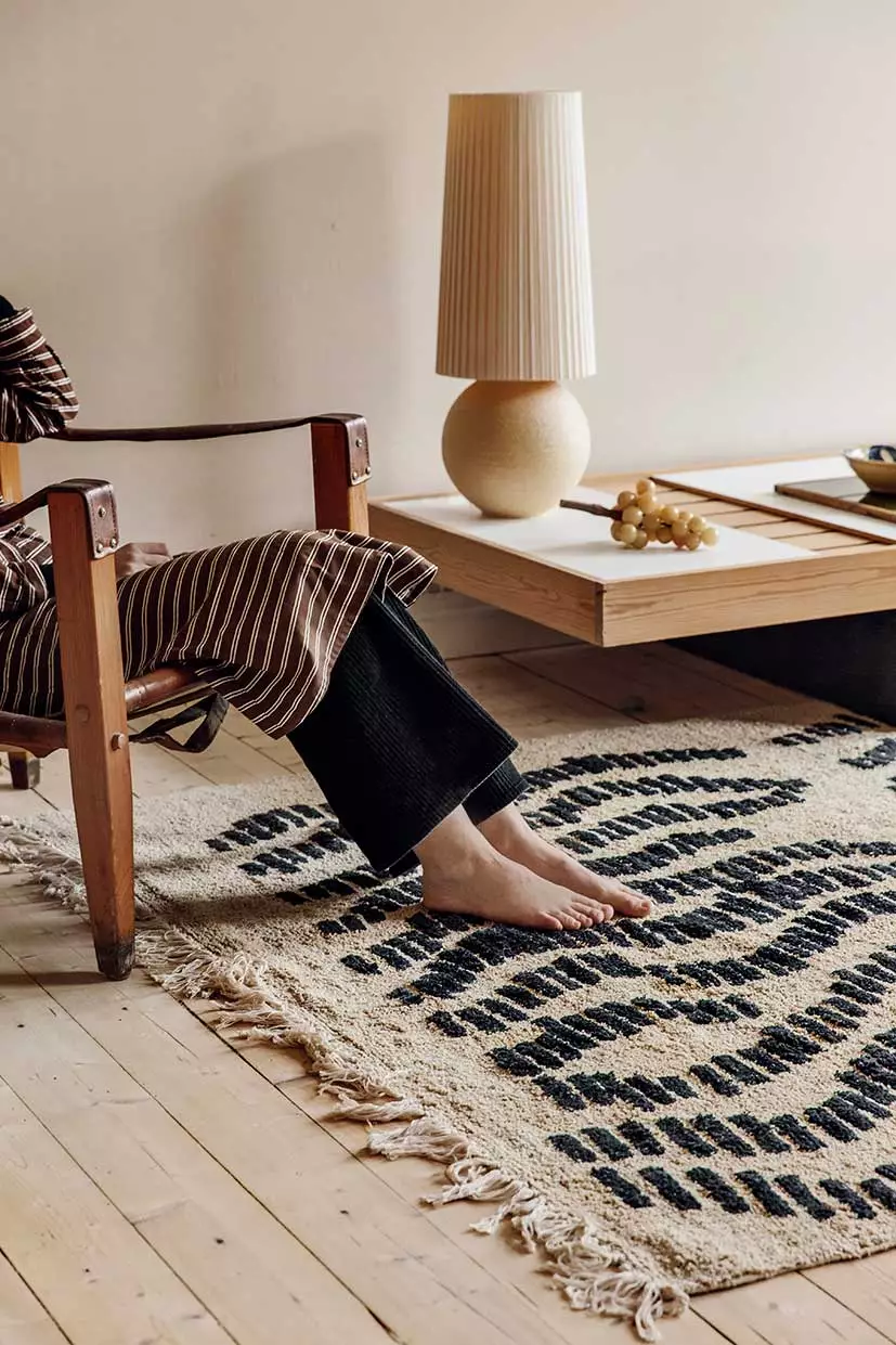 Dyyni kierrätyspuuvillamatto - Image 4