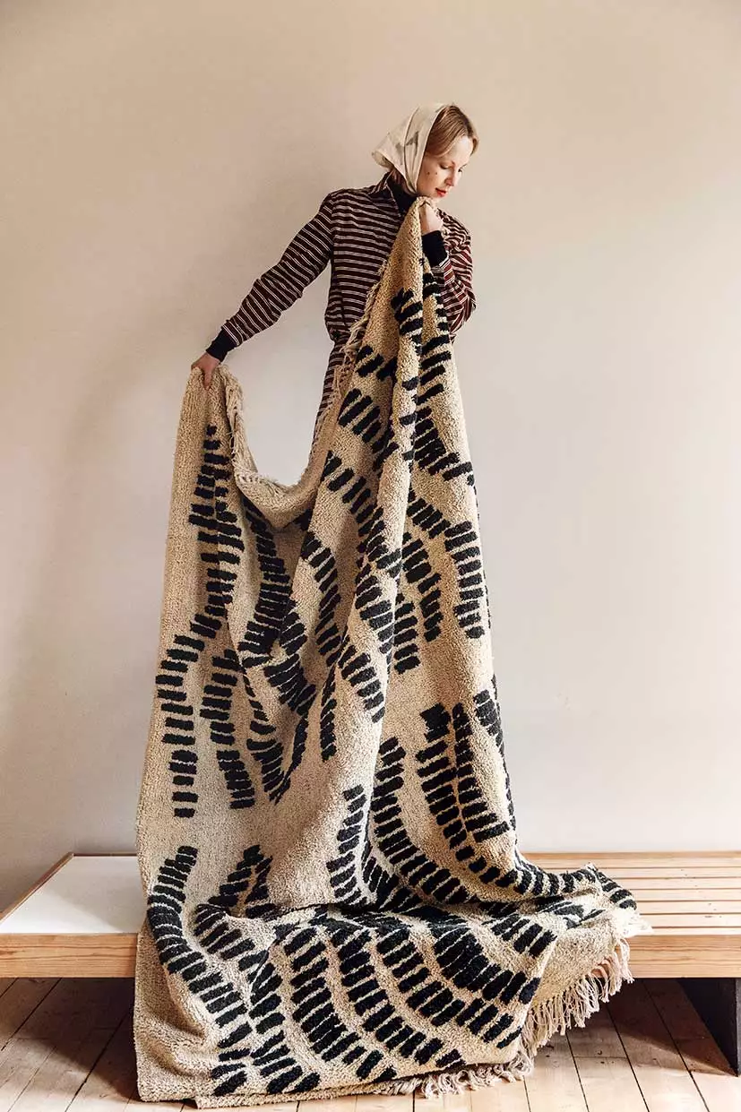 Dyyni kierrätyspuuvillamatto