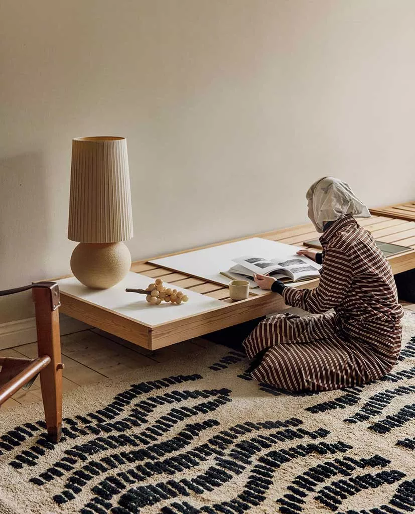 Dyyni kierrätyspuuvillamatto - Image 6