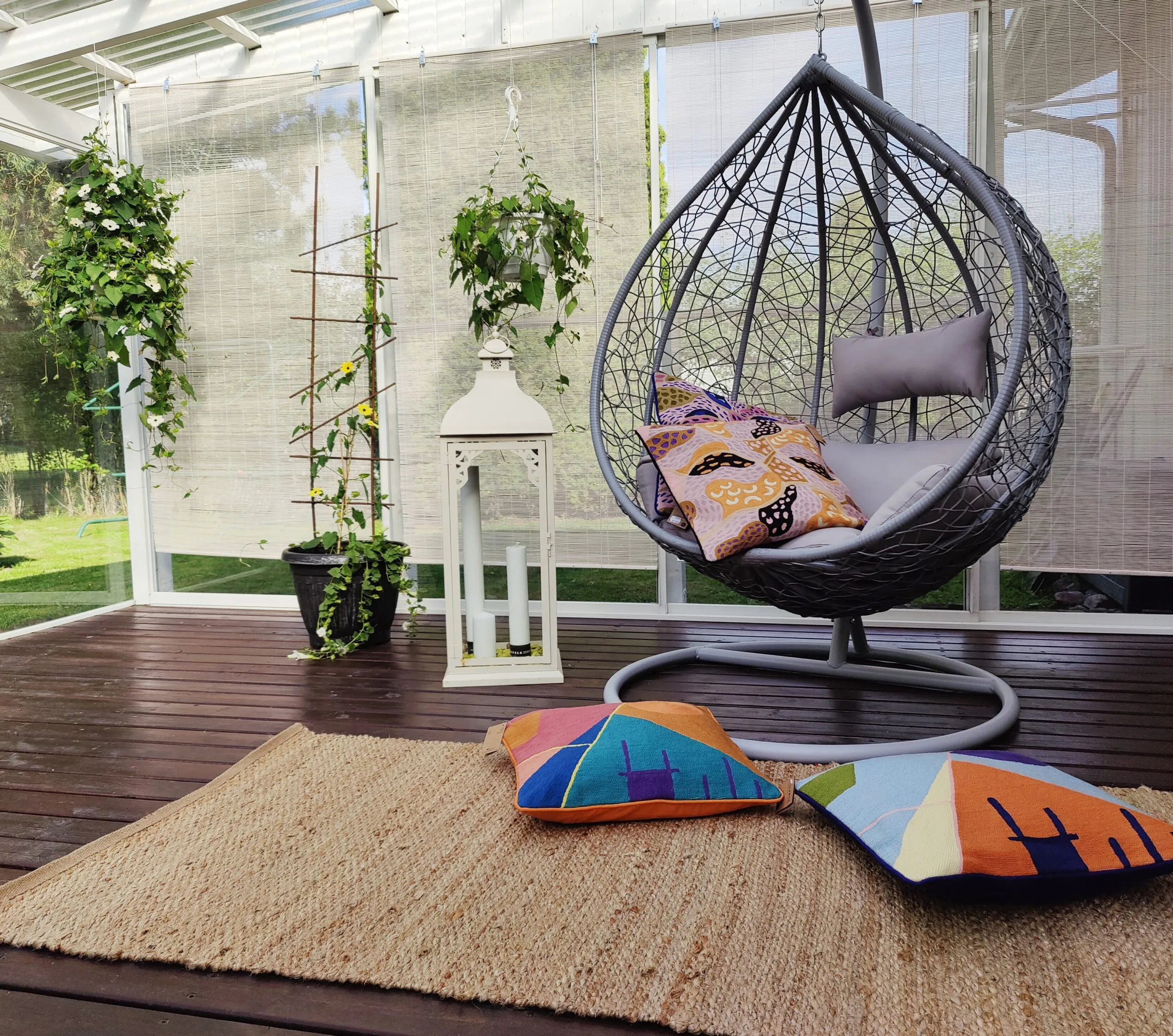 Paletti villa-puuvillatyynynpäällinen, sininen - Image 3