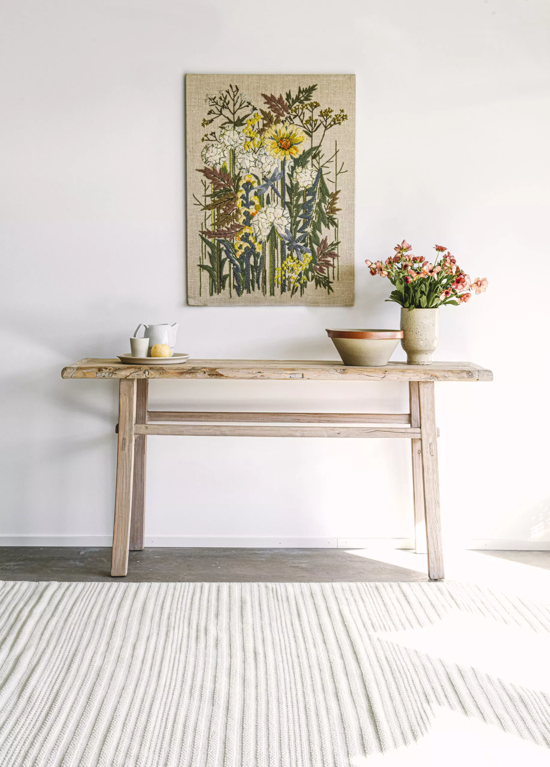 Haiku villamatto, valkoinen