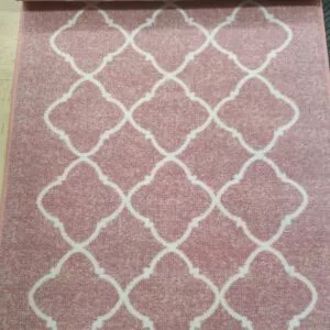 Havanna käytävämatto, vaaleanpunainen