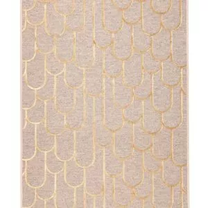 Paanu villa-viskoosimatto, kulta