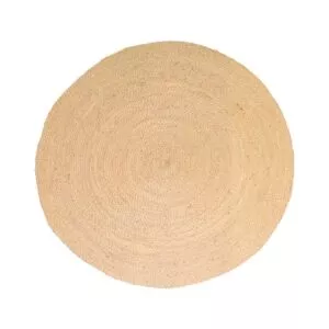 Natur juuttimatto pyöreä, beige