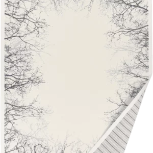 Puise puuvillamatto, valkoinen