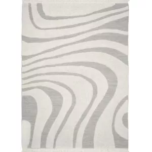 Sita villamatto, harmaa/luonnonvaalea