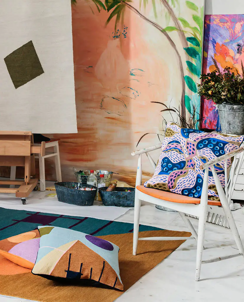 Paletti villa-puuvillatyynynpäällinen, sininen - Image 2