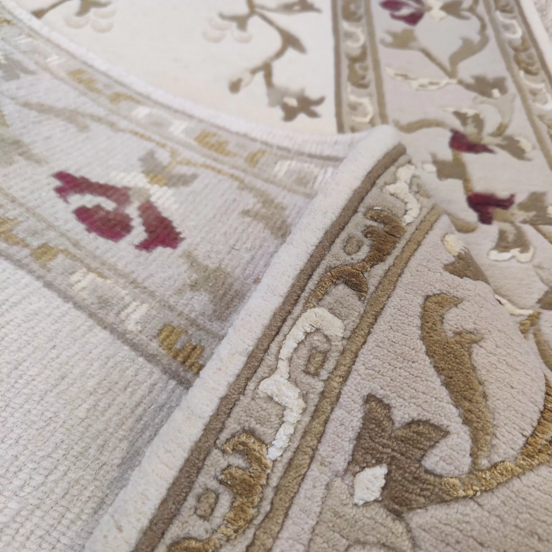 Käsinsolmittu intialainen villamatto - Image 5