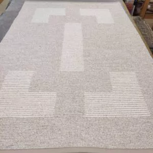 Kotimainen Salonki puuvillamatto, Beige