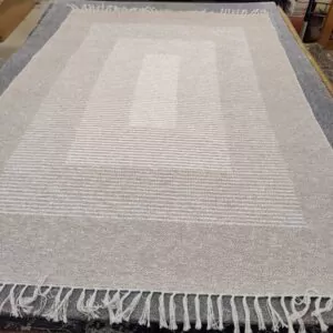 Kotimainen Salonki puuvillamatto, beige