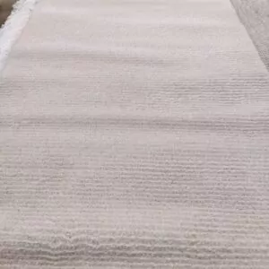 Victoria villa/polyester matto, valkoinen