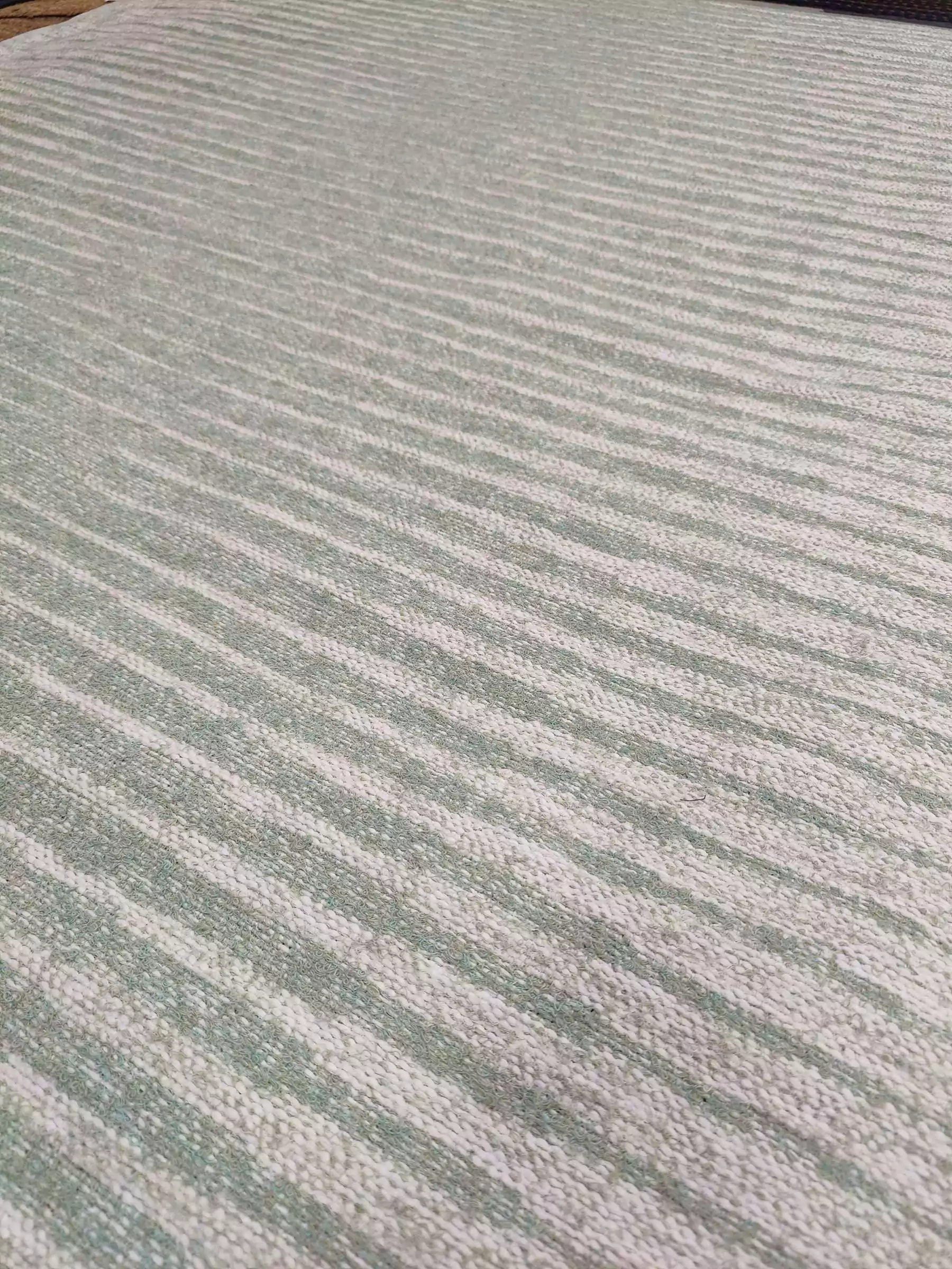 Härmä puuvillamatto, vaaleanvihreä - Image 3