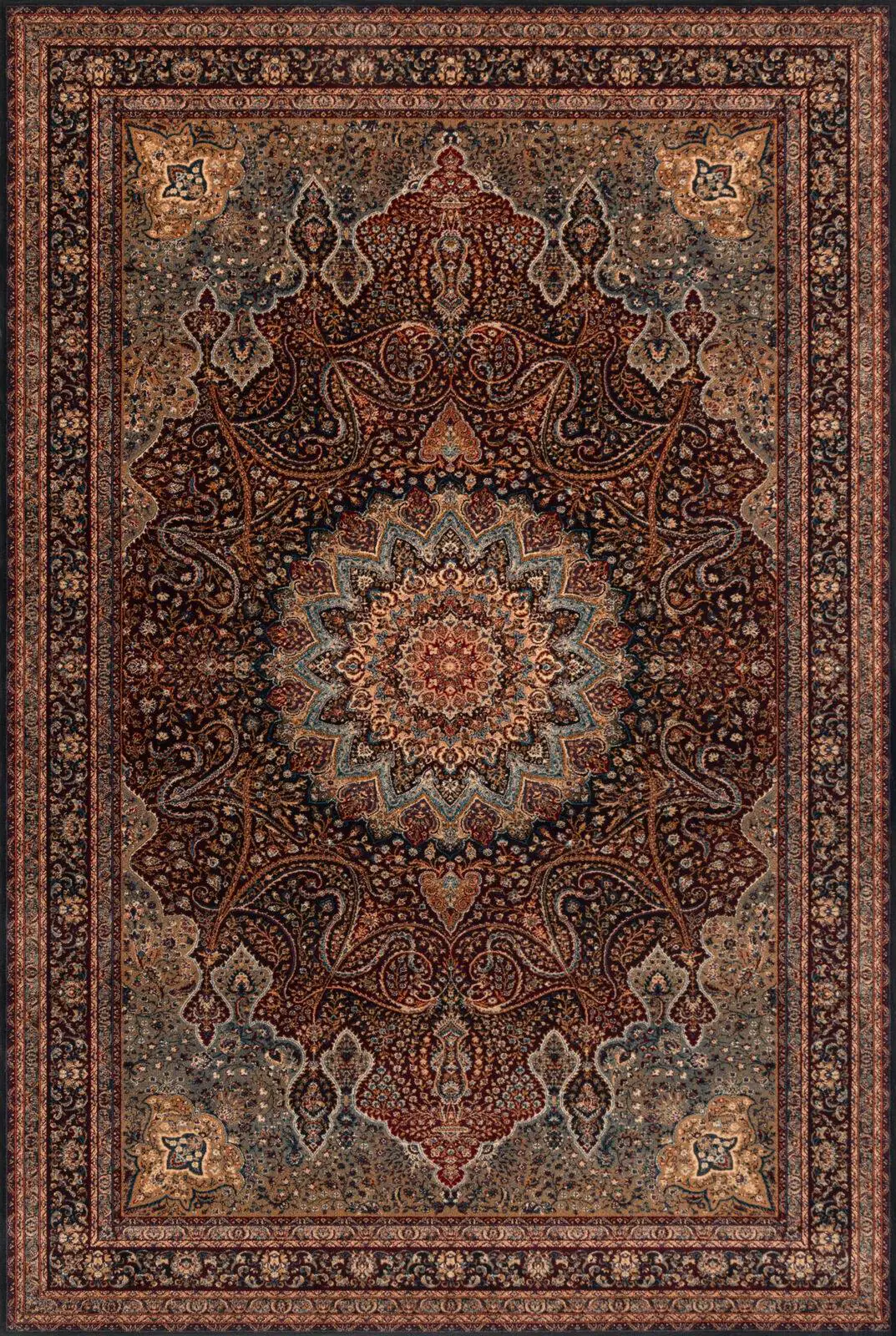 Namak villaplyysimatto, dark red