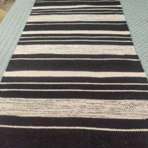 Siiri puuvillamatto, musta