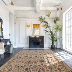 Isfahan Amara villaplyysimatto, beige