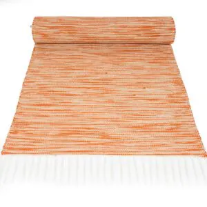 Kotimainen Auri trikookudematto, oranssi