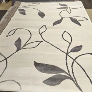 Sanni nukkamatto, valko-harmaa